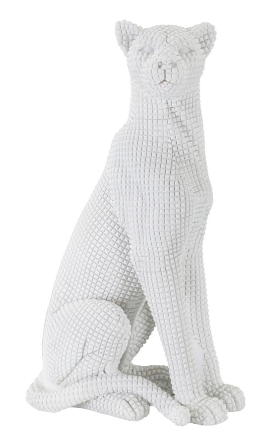 Weißer Leopard Statue (Moderne Dekoration)