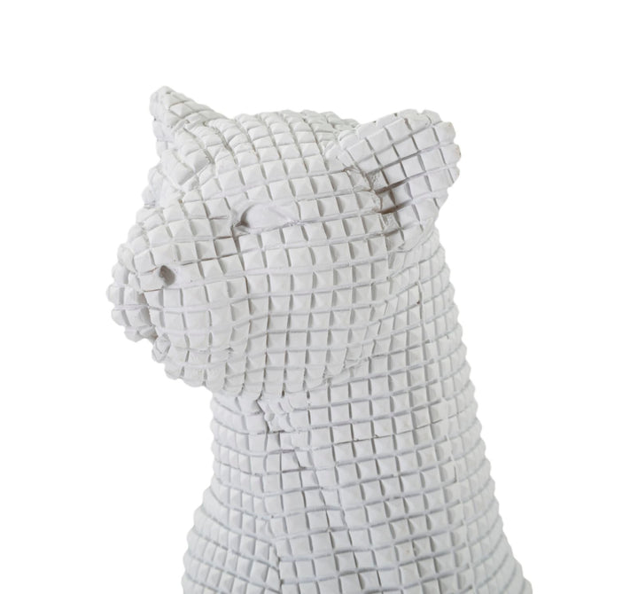 Weißer Leopard Statue (Moderne Dekoration)