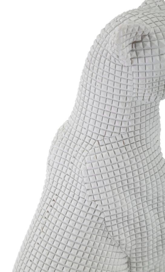 Weißer Leopard Statue (Moderne Dekoration)