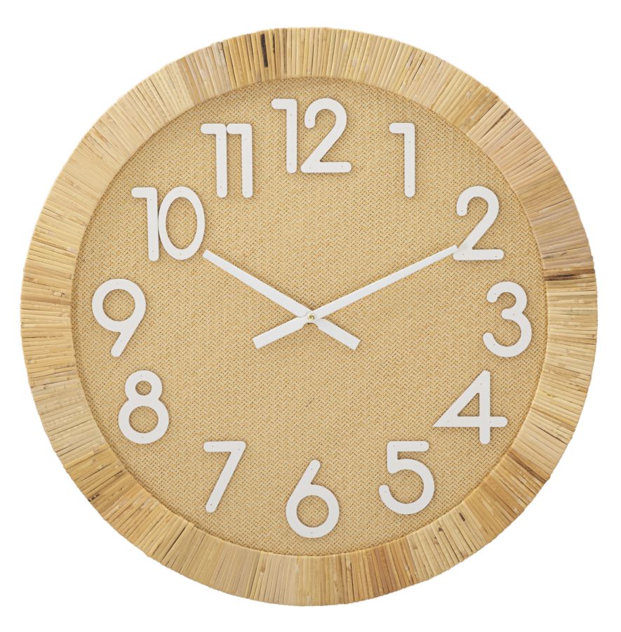 Moderne Wanduhr aus Holz