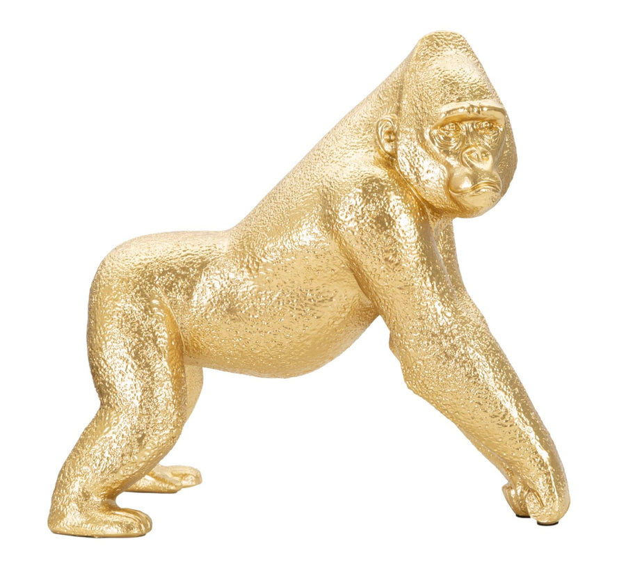 Goldene Gorillastatue (Moderne Dekoration)