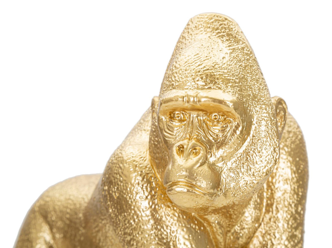 Goldene Gorillastatue (Moderne Dekoration)
