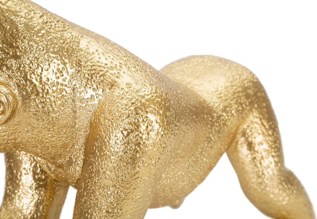Goldene Gorillastatue (Moderne Dekoration)