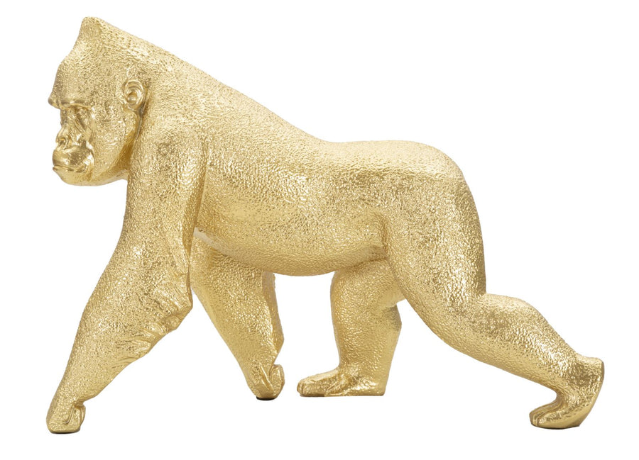 Goldene Gorillastatue (Moderne Dekoration)