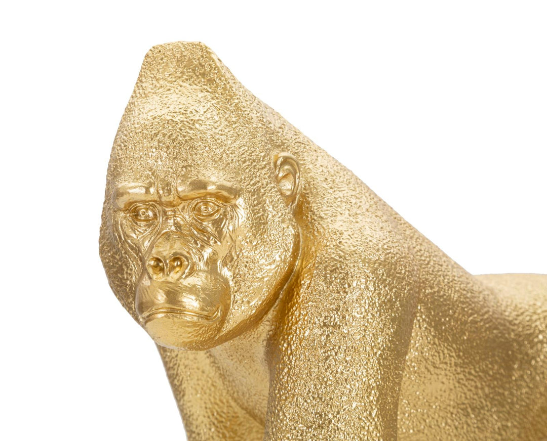 Goldene Gorillastatue (Moderne Dekoration)