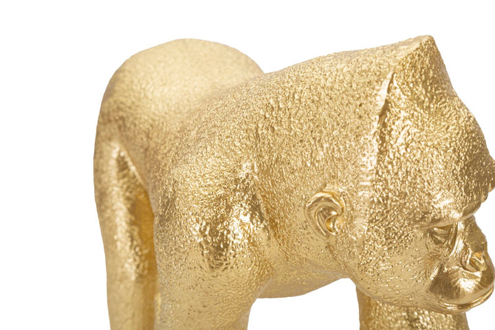 Goldene Gorillastatue (Moderne Dekoration)