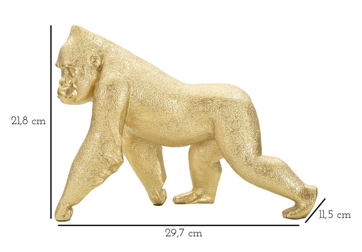 Goldene Gorillastatue (Moderne Dekoration)
