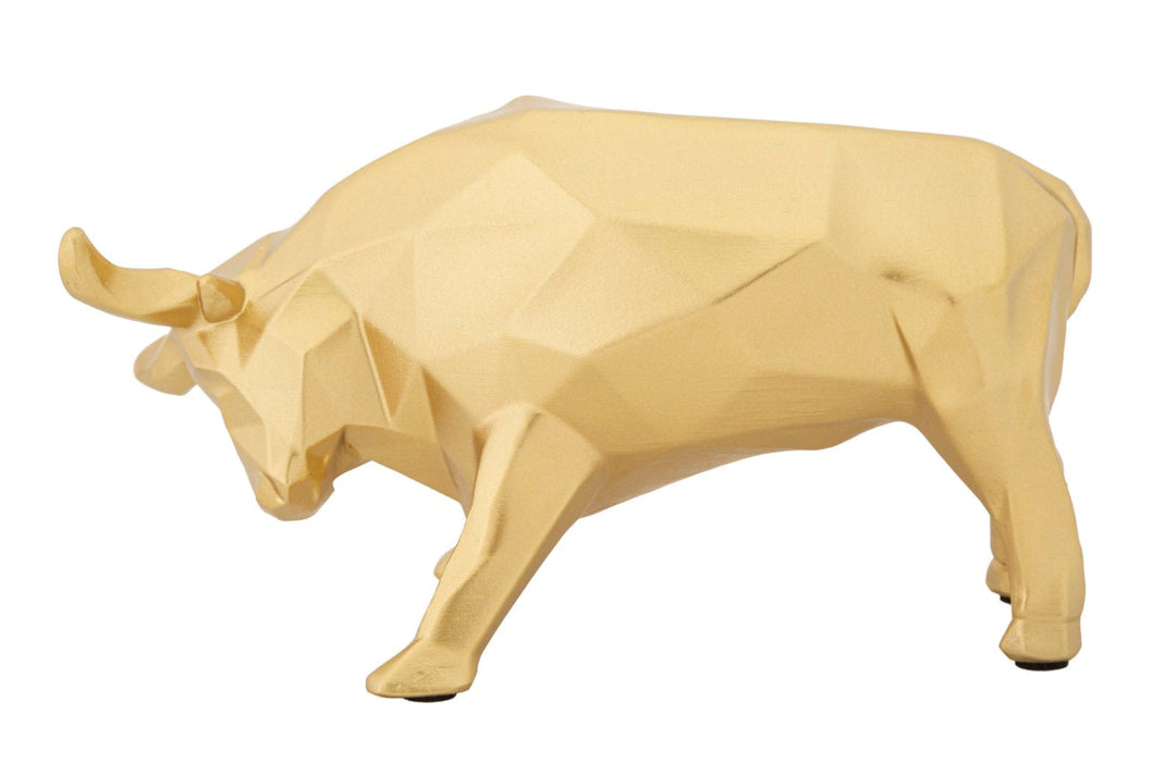 Goldener Stier Statue (Moderne Dekoration)