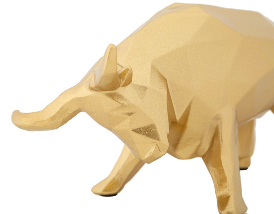 Goldener Stier Statue (Moderne Dekoration)