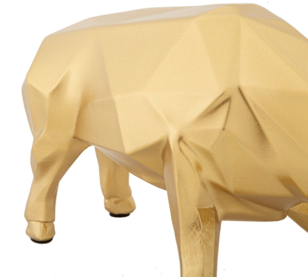 Goldener Stier Statue (Moderne Dekoration)