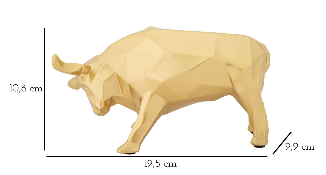 Goldener Stier Statue (Moderne Dekoration)