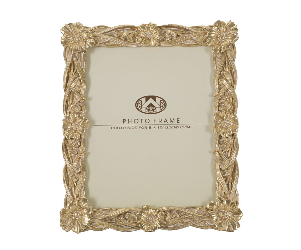 Gold Vintage Floral Bilderrahmen
