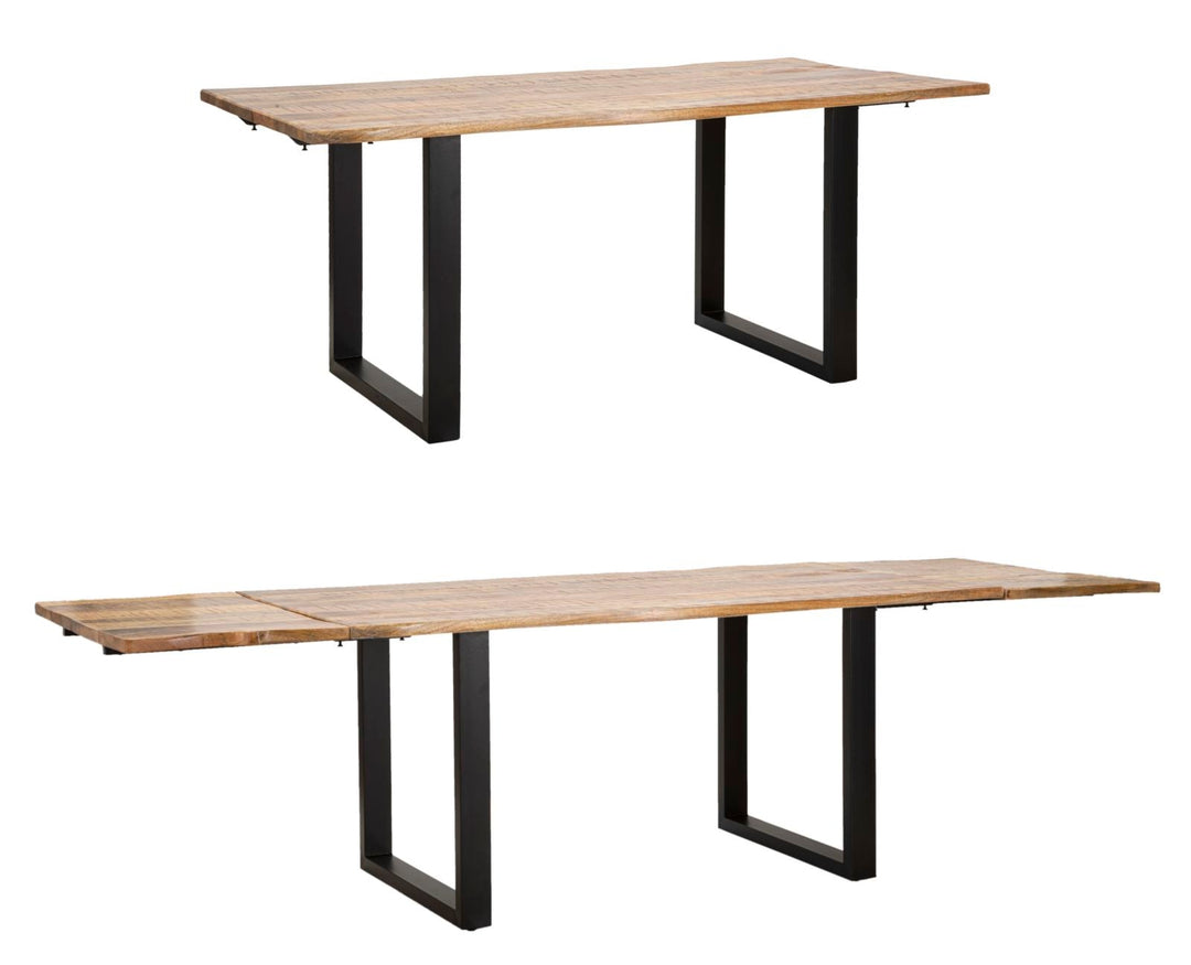 Ausziehbarer Holz Esstisch Edge Moderner Stil