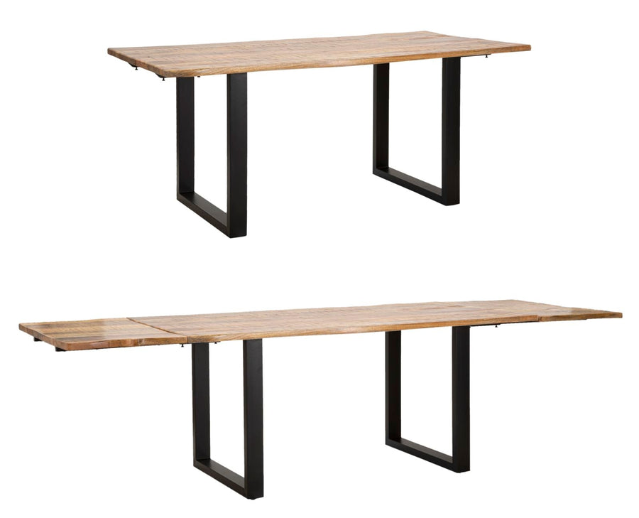 Ausziehbarer Holz Esstisch Edge Moderner Stil