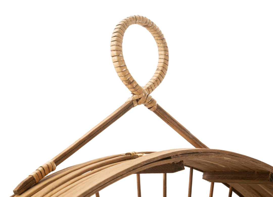 Rundes Rattan Wandregal Fuji Modern Boho