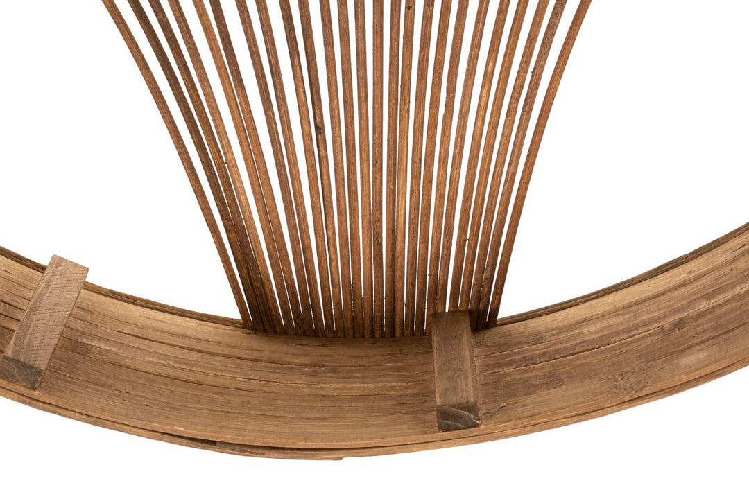 Rundes Rattan Wandregal Fuji Modern Boho