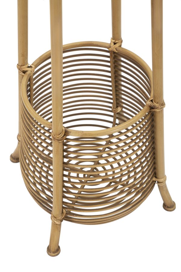 Hoher Rattan Schirmstaender Mit Halter Panama