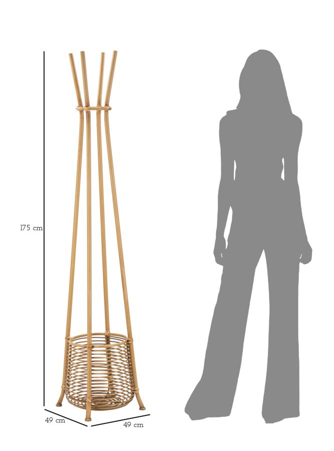 Hoher Rattan Schirmstaender Mit Halter Panama