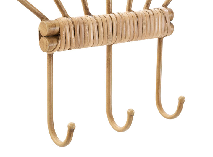 Wandhakenleiste Mit 3 Haken Panama Rattan Organizer