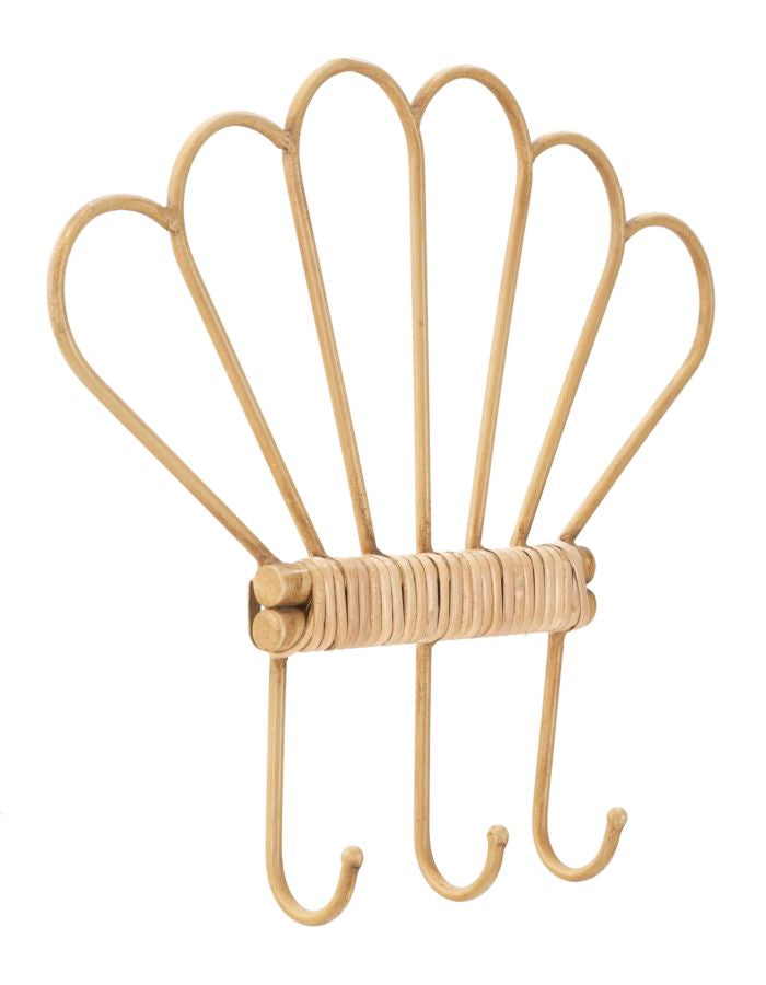Wandhakenleiste Mit 3 Haken Panama Rattan Organizer
