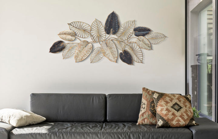 Metall-Blatt-Bouquet Wanddekoration