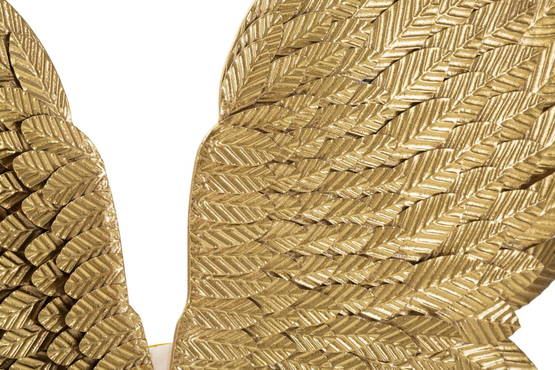Gold Farbe Metall Engelsflügel Wanddekoration