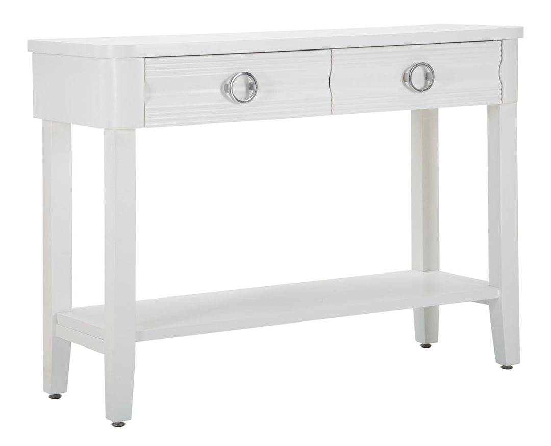Weiss Holz Konsolentisch Mit Schubladen Shine Kollektion