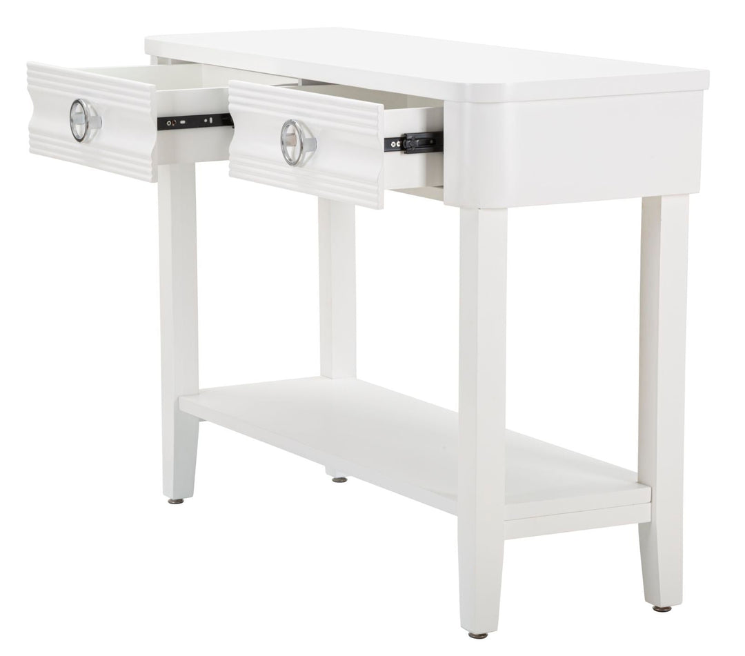 Weiss Holz Konsolentisch Mit Schubladen Shine Kollektion
