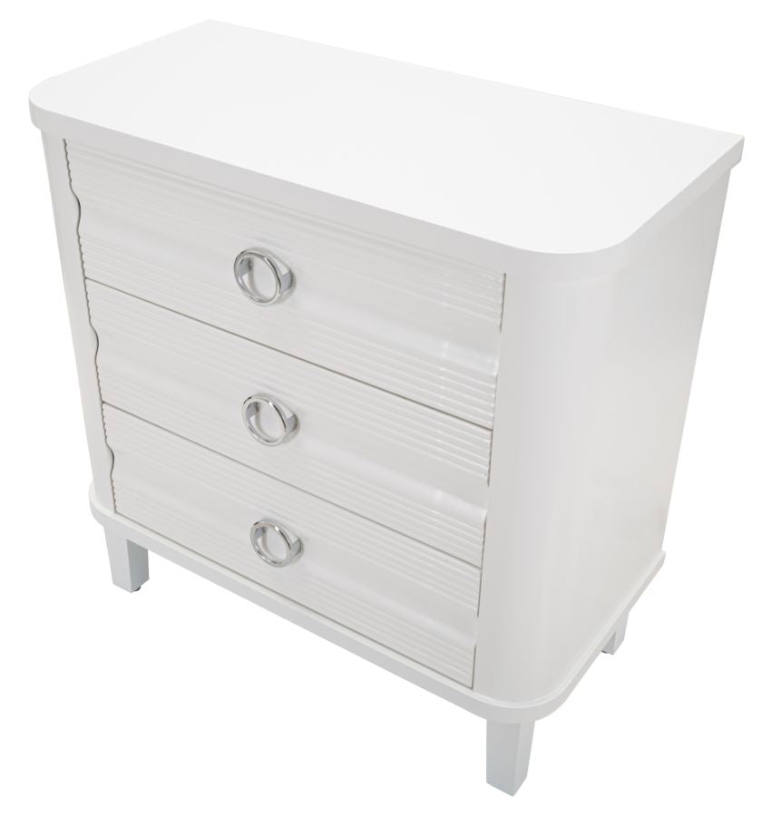 Weiss Holz Kommode Mit Schubladen Shine Schlafzimmer