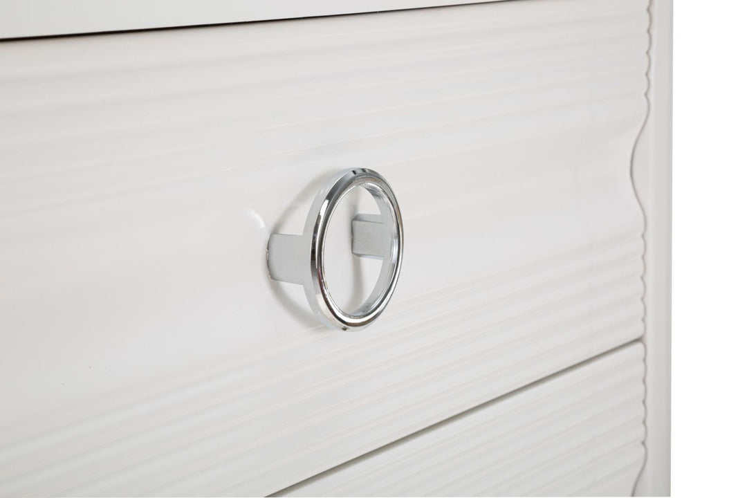 Weiss Holz Kommode Mit Schubladen Shine Schlafzimmer