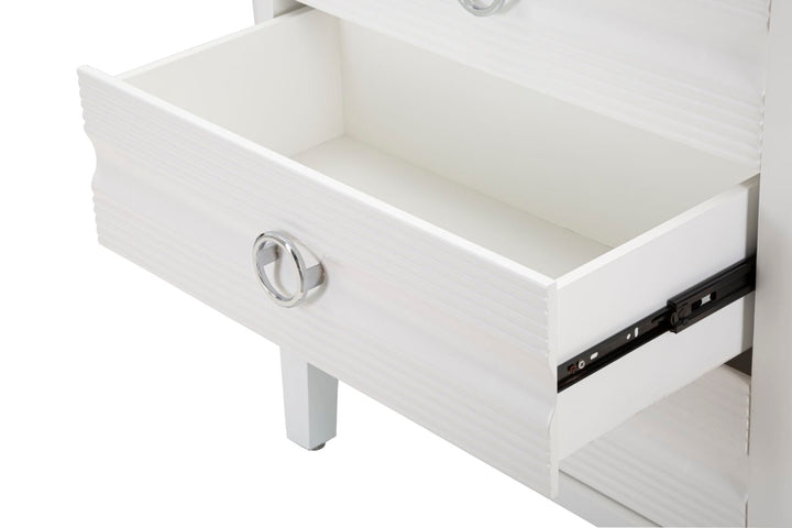 Weiss Holz Kommode Mit Schubladen Shine Schlafzimmer