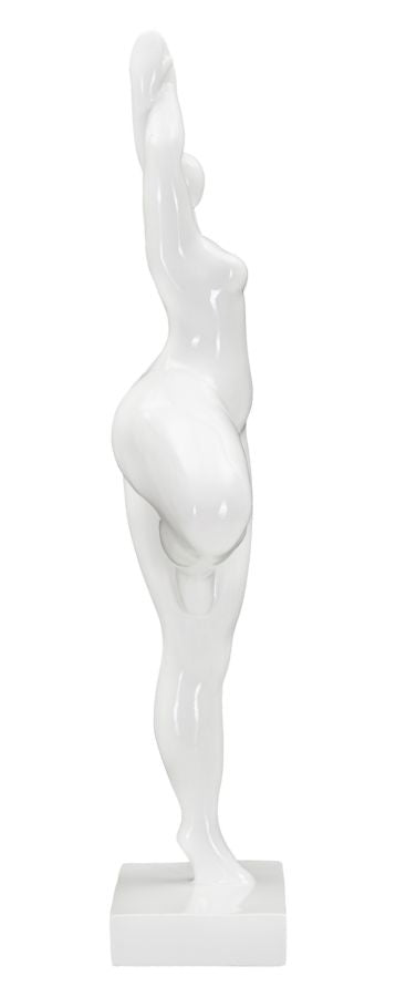 Weiße volle weibliche Statue (Moderne Dekoration)