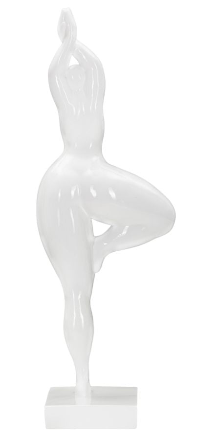 Weiße volle weibliche Statue (Moderne Dekoration)