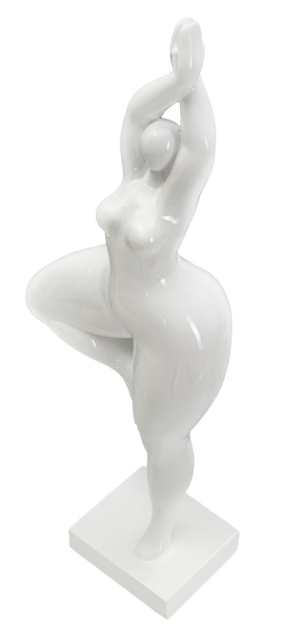 Weiße volle weibliche Statue (Moderne Dekoration)
