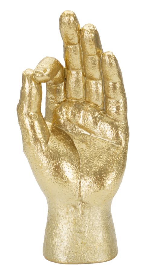 Gold OK Handdekoration (Moderne Skulptur)