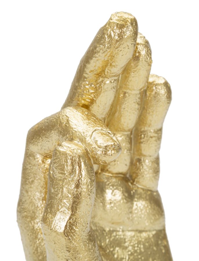 Gold OK Handdekoration (Moderne Skulptur)