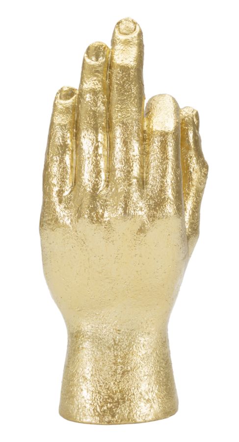 Gold OK Handdekoration (Moderne Skulptur)