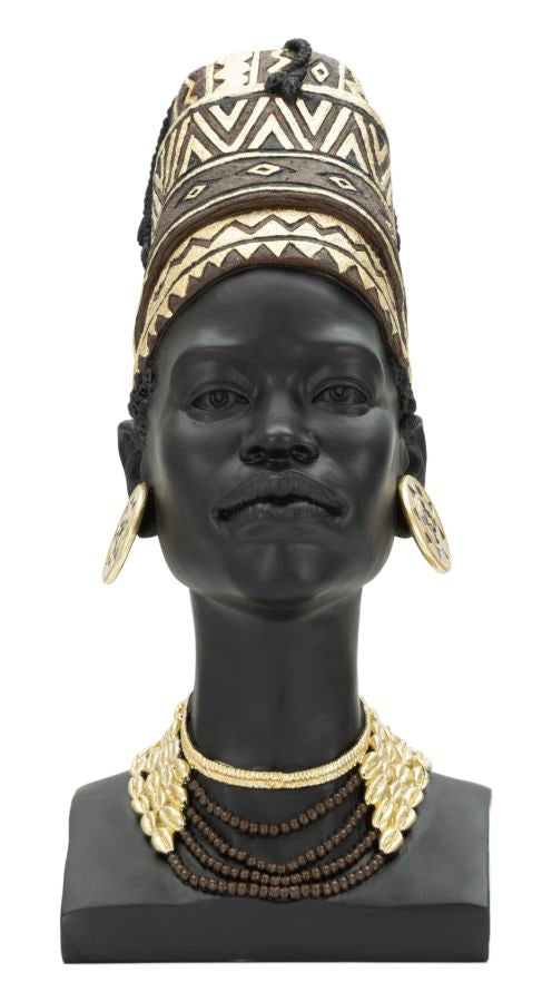 Afrikanische weibliche Büste (Moderne Dekoration)