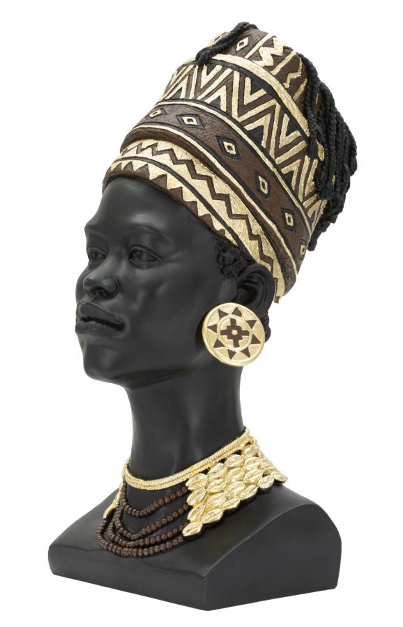 Afrikanische weibliche Büste (Moderne Dekoration)