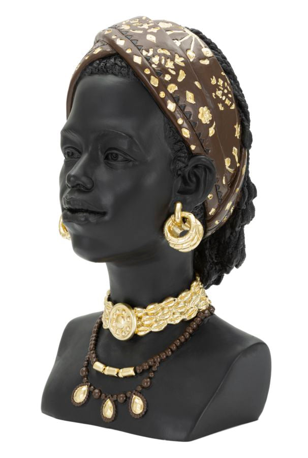 Afrikanische weibliche Büste (Moderne Dekoration)