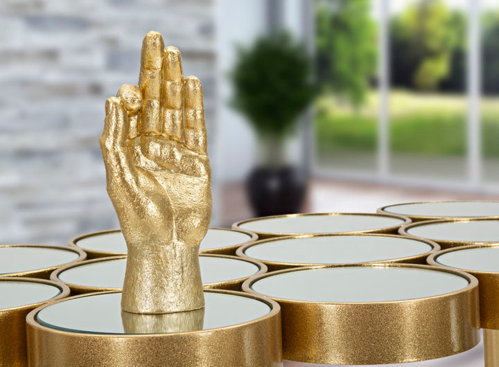 Gold OK Handdekoration (Moderne Skulptur)