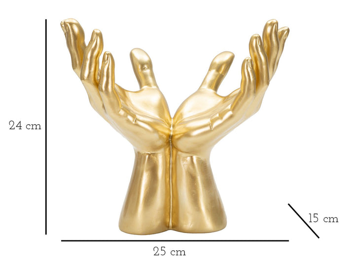 Gold Hand Statue (Moderne Dekoration)