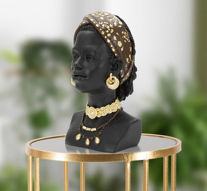 Afrikanische weibliche Büste (Moderne Dekoration)