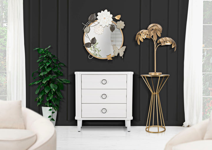 Weiss Holz Kommode Mit Schubladen Shine Schlafzimmer