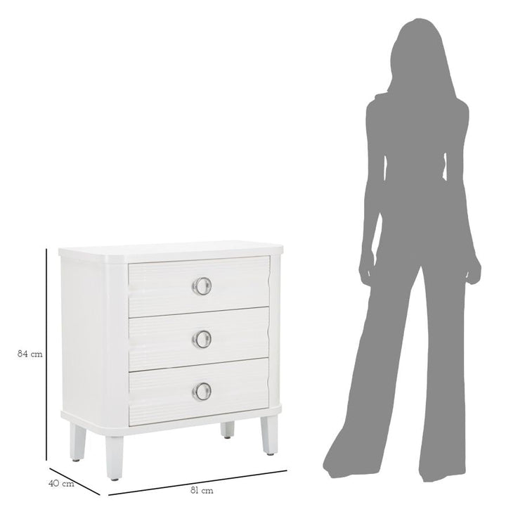Weiss Holz Kommode Mit Schubladen Shine Schlafzimmer
