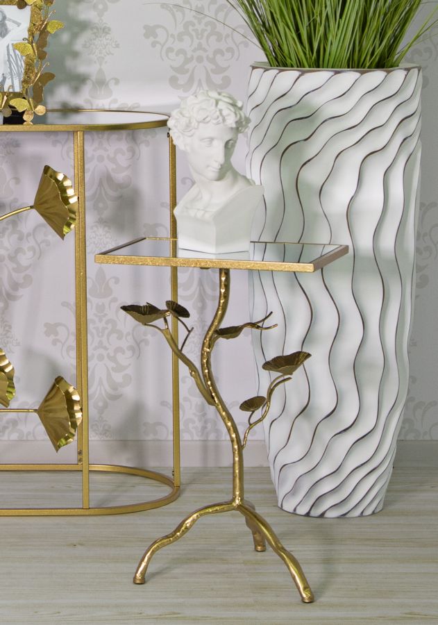 Gold Metall Beistelltisch Dekorative Basis Tisty Design