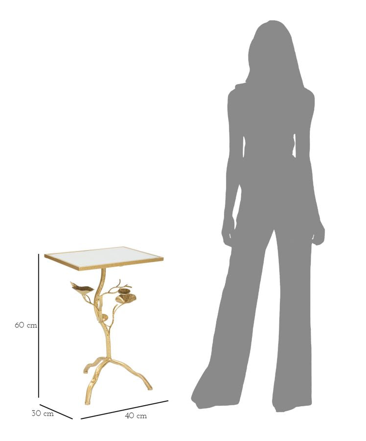 Gold Metall Beistelltisch Dekorative Basis Tisty Design