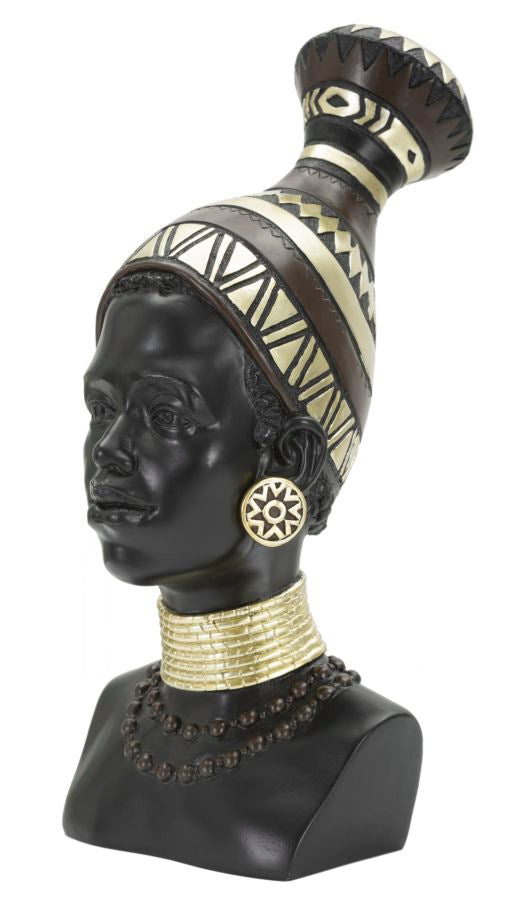 Afrikanische weibliche Büste (Moderne Dekoration)