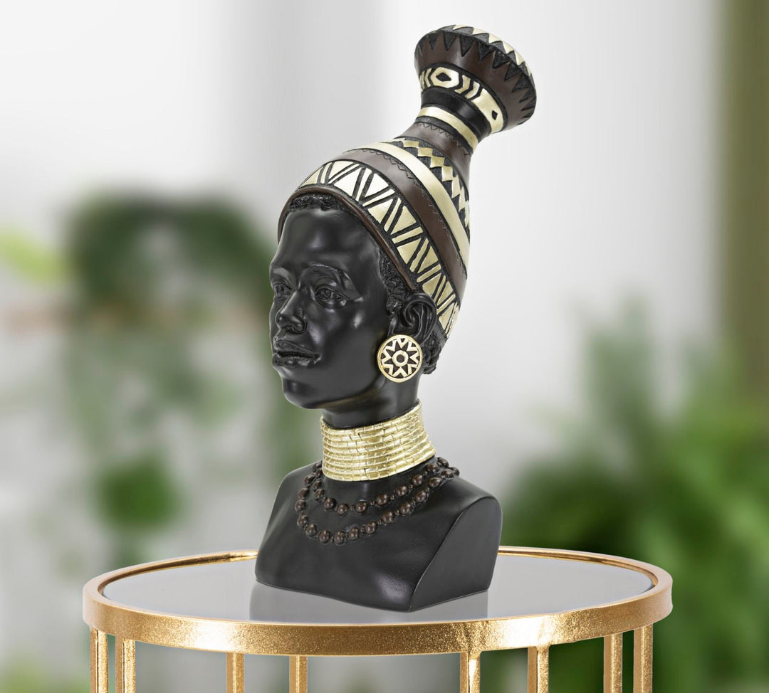 Afrikanische weibliche Büste (Moderne Dekoration)