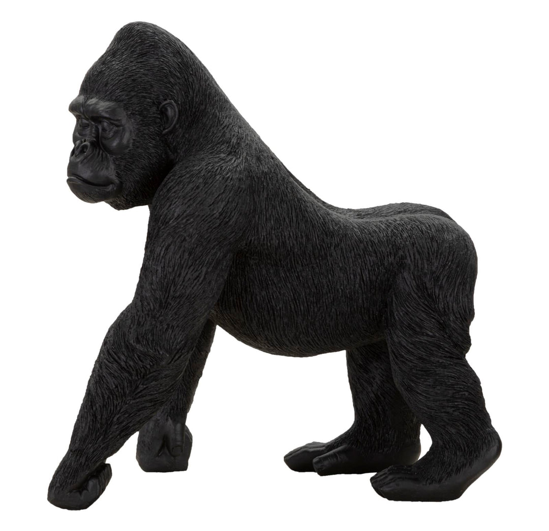 Schwarze Gorillastatue (Moderne Dekoration)